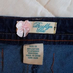 Jeans, Brooklyn girl, size 13, 32 length
